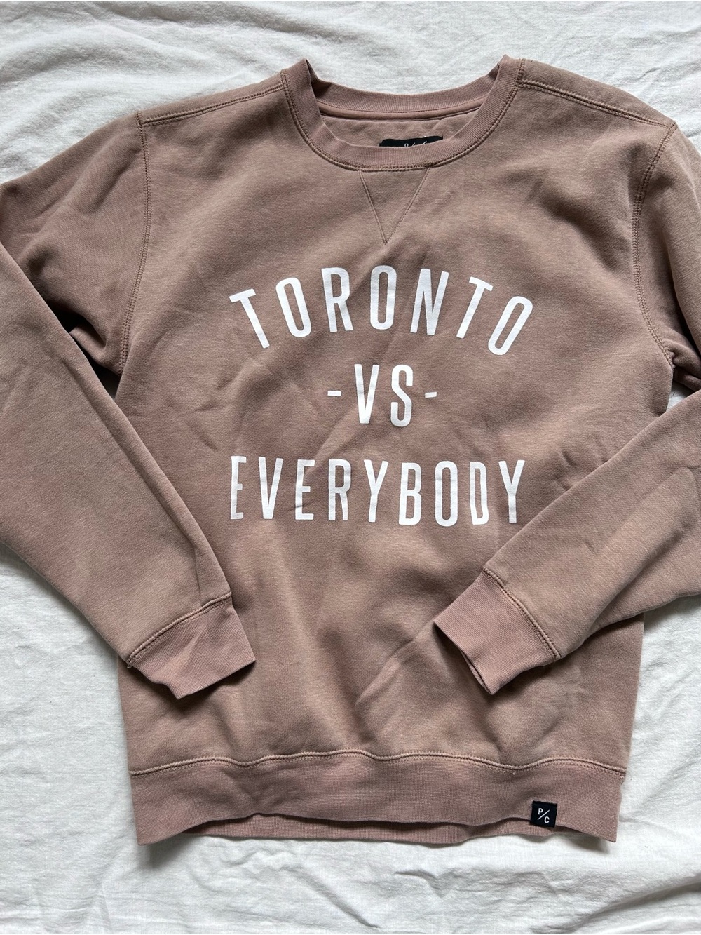 Toronto Vs Everybody Crewneck Sweatshirt in Brown - P/C